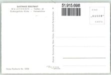 82431 W8111 Walchensee , Oberbay - Gasthaus Edeltraut