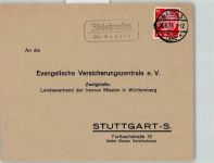 W7270 Iselshausen Posthilfsstellenstempel Vorderseite Landpost