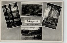 29683 W3032 Bad Fallingbostel - Böhmetal Löns Ruhestätte Kirche Blick vom Kirchturm