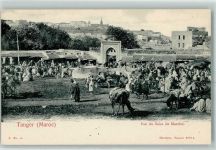 Tanger Tangiers - Vue du Soko Le Marche Marktszene