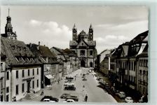 67346 W6720 Speyer - Hauptstraße Dom VW Käfer Kirche Sparkasse