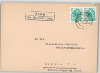 16845 O1901 Lohm KEINE AK Landpoststempel