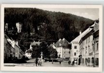 9360 Friesach 1936 - Hauptplatz Brunnen Warenhandlung Willmann