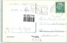 82481 W8102 Mittenwald - Häuserzeile Neunerhaus Kirche Lautersee Wettersteinspitze
