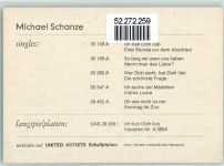 Michael Schanze Autogramm origin. Unterschrift Schlagersänger KEINE AK