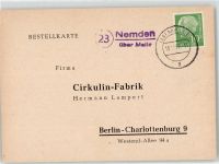 49143 W4516 Nemden - Landpoststempel