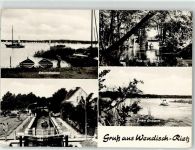 15864 O1234 Wendisch Rietz - Großer Glubigsee Schleuse Fließ Scharmützelsee