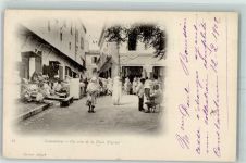 Constantine Qusantina 1902 - Un chin de la Place Negrier