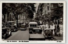 Rio de Janeiro 1930 - Auto Omnibus Avenida rio Branco