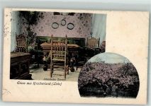 21635 W2155 Lühe , Kr Stade 1921 Foto AK Ausstellung Altenländer Zimmer