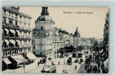 Madrid - Calle de Alcala Straßenbahn Oldtimer