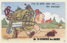 58360 Saint-Honore-les-Bains - Saint-Honoré-les-Bains (Frankreich) Leporello I-II