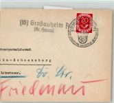 63450 W6450 Großauheim - Landpoststempel
