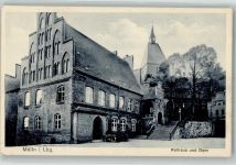23879 W2410 Mölln , Kr Hzgt Lauenb Foto AK Rathaus Dom Treppe