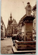66606 W6690 St. Wendel , Saar - Wendelsteinbrunnen Pferde Dom
