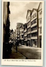 34117 W3500 Kassel , Hess - Oberste Gasse Blick auf Turm