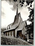 88316 W7972 Überruh Foto AK Kirche