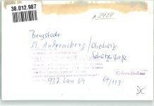 37444 W3424 St. Andreasberg FOTO KEINE AK Schützenstraße im Winter Oldtimer VW Käfer Foto Original aus Archiv eines Ansichtskartenverlages Ort handschriftlich