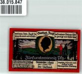 38879 O3706 Schierke am Brocken 1921 Notgeldschein Gutschein über 25 Pfennig Goethe's Faust Dorfstraße