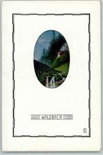 Waldbach sign. E. Olpp AK Künstler Künstlerkarte