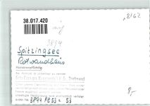 83727 W8163 Rotwandhaus FOTO KEINE AK Spitzingsee Ort handschriftlich