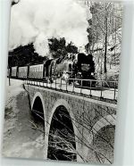 99768 O5505 Ilfeld , Südharz Foto AK Eisenbahn Harzbahnen Winter