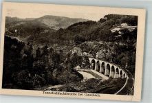 76596 W7564 Gausbach Foto AK Tennetschluchtbrücke