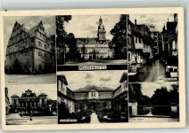38300 W3340 Wolfenbüttel , Niedersachs 1941 Foto AK Schloss Marstall Kirche Trinitatis Klein-Venedig Lessinghaus