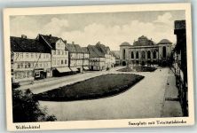 38300 W3340 Wolfenbüttel , Niedersachs Foto AK Kirche Trinitatis Saarplatz