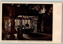 26160 W2903 Bad Zwischenahn Foto AK Stube eines Ammerländischen Bauernhauses Freilandmuseum Ünnerslag Fotograf Helene von Oven
