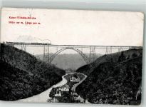 42651 W5650 Müngsten Schaberg 1915 - Kaiser-Wilhelmbrücke Eisenbahn