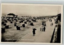 23747 W2435 Dahme , Holst Foto AK Strand und Promenade an der Ostseeküste Fotograf Simonsen Nr. 60797
