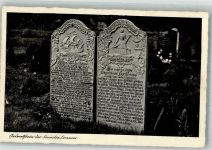 25938 W2270 Nieblum Foto AK Grabsteine