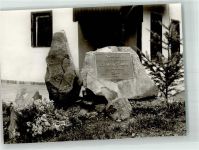 78343 W7766 Gaienhofen - Denkmal Ludwig Finck auf dem Hohenstoffeln