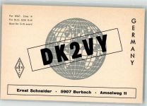 57299 W5909 Burbach , Siegerl - Funkfrequenzkarte DK2VY