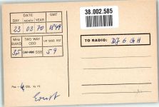 57299 W5909 Burbach , Siegerl - Funkfrequenzkarte DK2VY