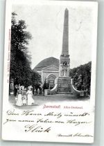 64283 W6100 Darmstadt 1903 Foto AK Alice Denkmal