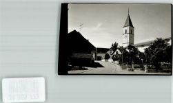 79771 W7895 Erzingen , Kr Waldshut FOTO KEINE AK Kirche Ort handschriftlich Foto Original aus Archiv eines Ansichtskartenverlages