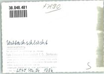 79879 W7821 Wutach - Schlucht Foto Original aus Archiv eines Ansichtskartenverlages