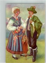 Ljubljana Laibach Foto AK Tracht