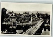 07318 O6800 Saalfeld , Saale Foto AK Brücke