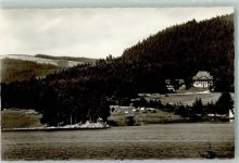 79859 W7826 Schluchsee Foto AK Haus Schluchsee Jugendkurheim der Barmer Ersatzkasse mit Campingplatz