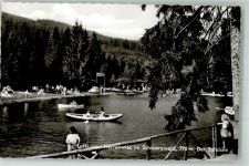76596 W7564 Herrenwies , Baden Foto AK Schwimmbad Sandsee