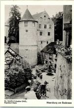 88709 W7758 Meersburg , Bodensee Foto AK Schloss