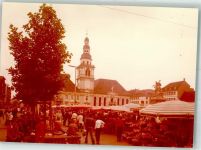 68159 W6800 Mannheim FOTO KEINE AK Marktszene Ort handschriftlich Foto Original aus Archiv eines Ansichtskartenverlages