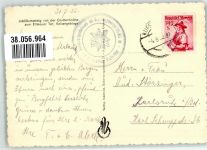 Gruttenhütte 1952 Foto AK Hüttenstempel