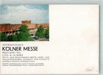 50667 W5000 Köln Deutz 105 1953 Sonderstempel Internationale Kölner Textil- und Bekleidungsmesse