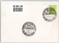 50667 W5000 Köln Deutz 105 1953 Sonderstempel Internationale Kölner Textil- und Bekleidungsmesse