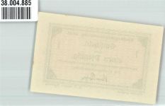 82488 W8107 Ettal 1917 Notgeldschein 1 Pfennig
