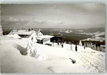 Grosser Arber FOTO KEINE AK Winter Schutzhaus Foto Original aus Archiv eines Ansichtskartenverlags